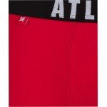 Мужские трусы шорты Atlantic, набор из 5 шт., хлопок, графит + черные + красные + голубые + бирюзовые, 5SMH-004 M