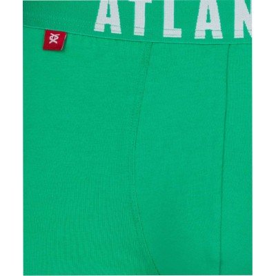 Мужские трусы шорты Atlantic, набор из 5 шт., хлопок, темно-синие + серо-голубые + зеленые + темно-голубые, 5SMH-004 XL